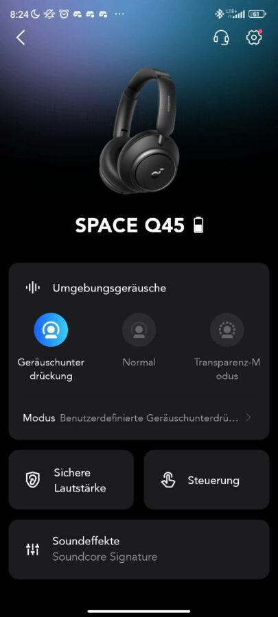 Soundcore Space Q45 Test App 15