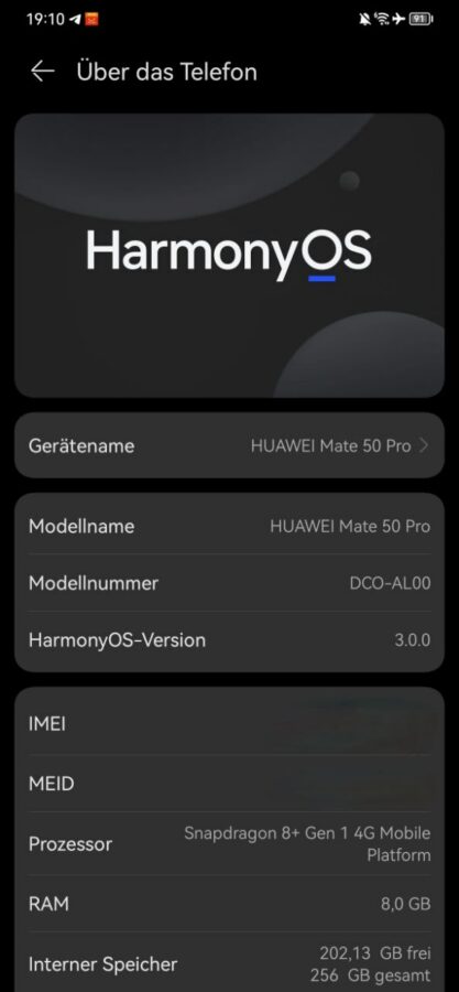 Huawei Mate 50 Pro System 3