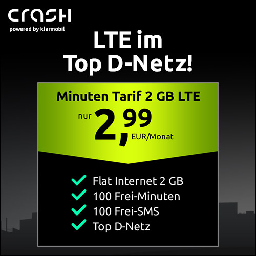 crash Minuten Tarif 2GB LTE 230322