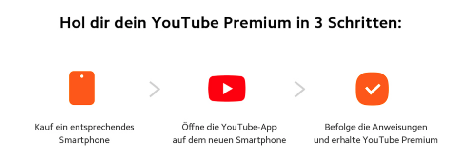 Youtube Premium Xiaomi Smartphone 1