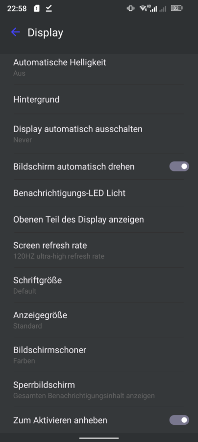 doogee v30 display settings