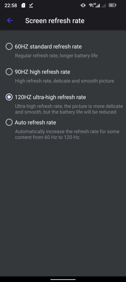 doogee v30 screen refresh rate