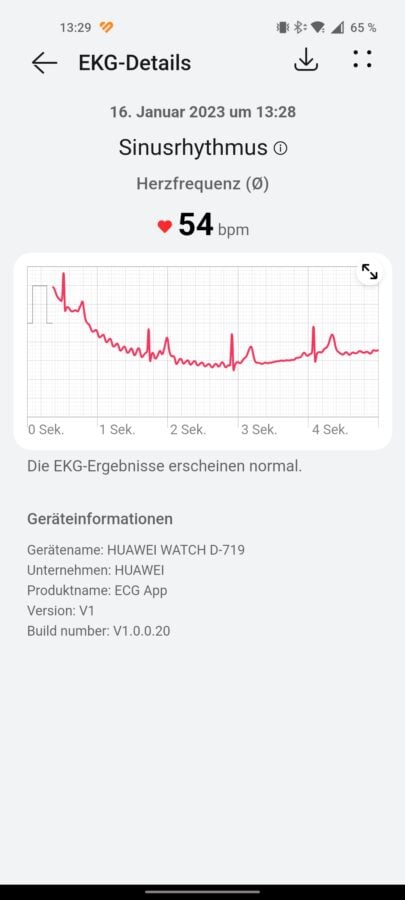 Huawei Watch D Test Screenshots App Einrichtung 1