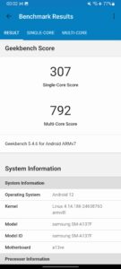 Samsung Galaxy A13 Test Geekbench 5