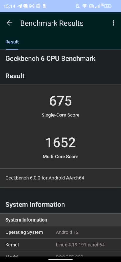 Doogee S99 Test System Bench 11