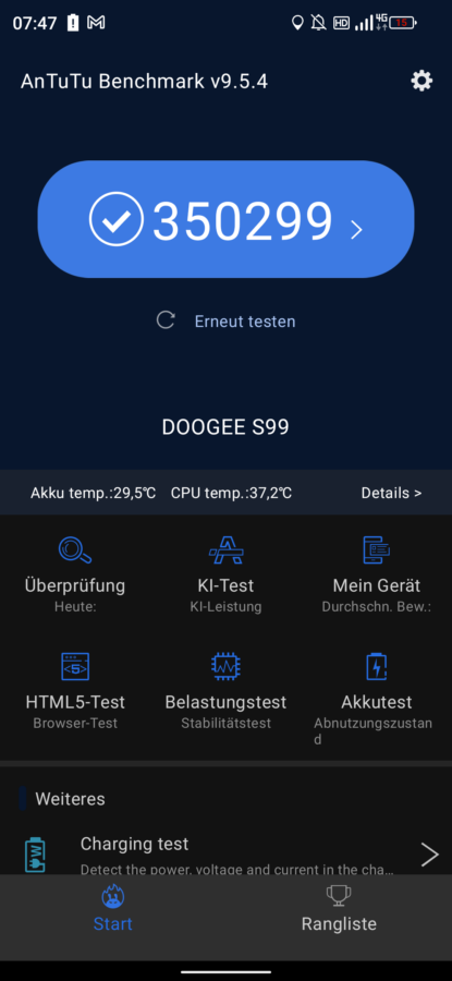 Doogee S99 Test System Bench 23