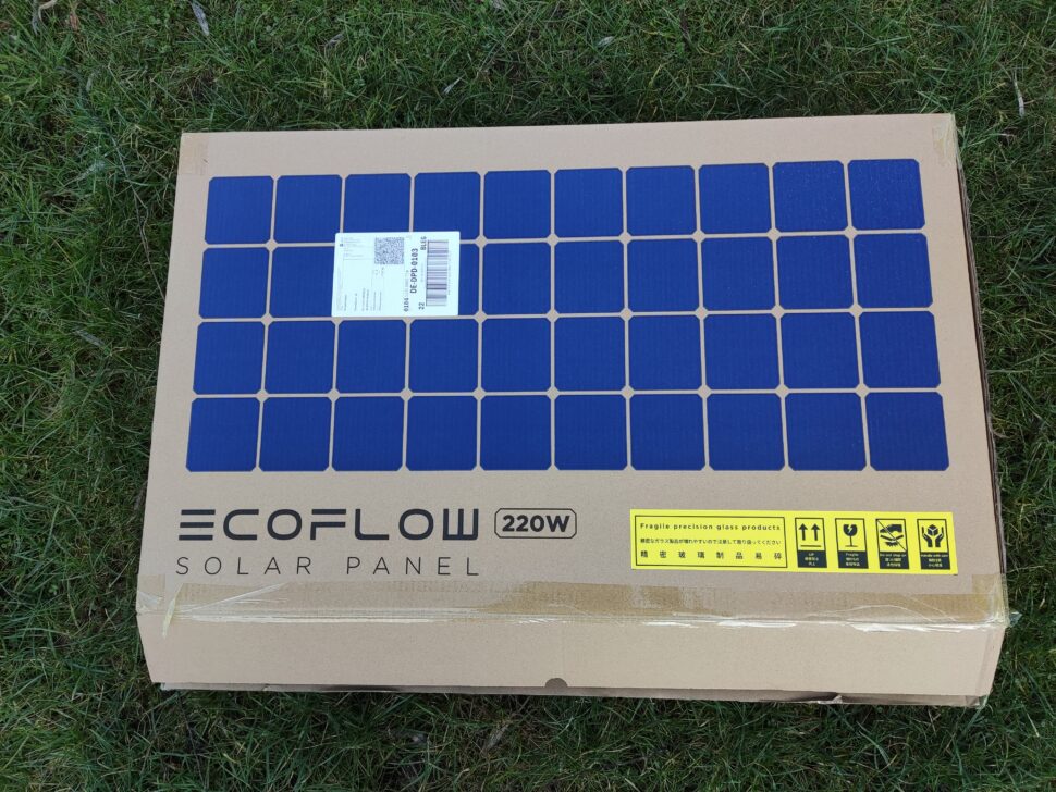 EcoFlow Solarmodul 220W Karton