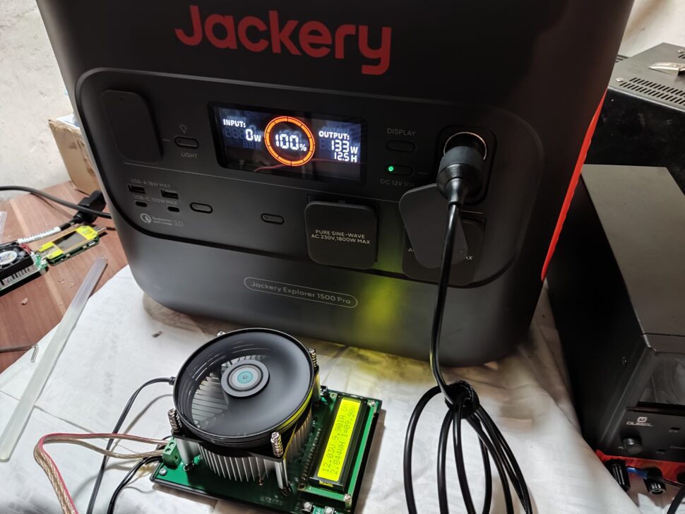 Jackery Explorer 1500 Pro DC Messung