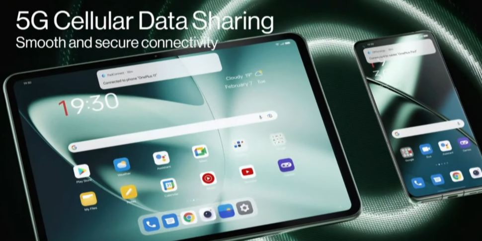 OnePlus Pad vorgestellt Konnektivitaet
