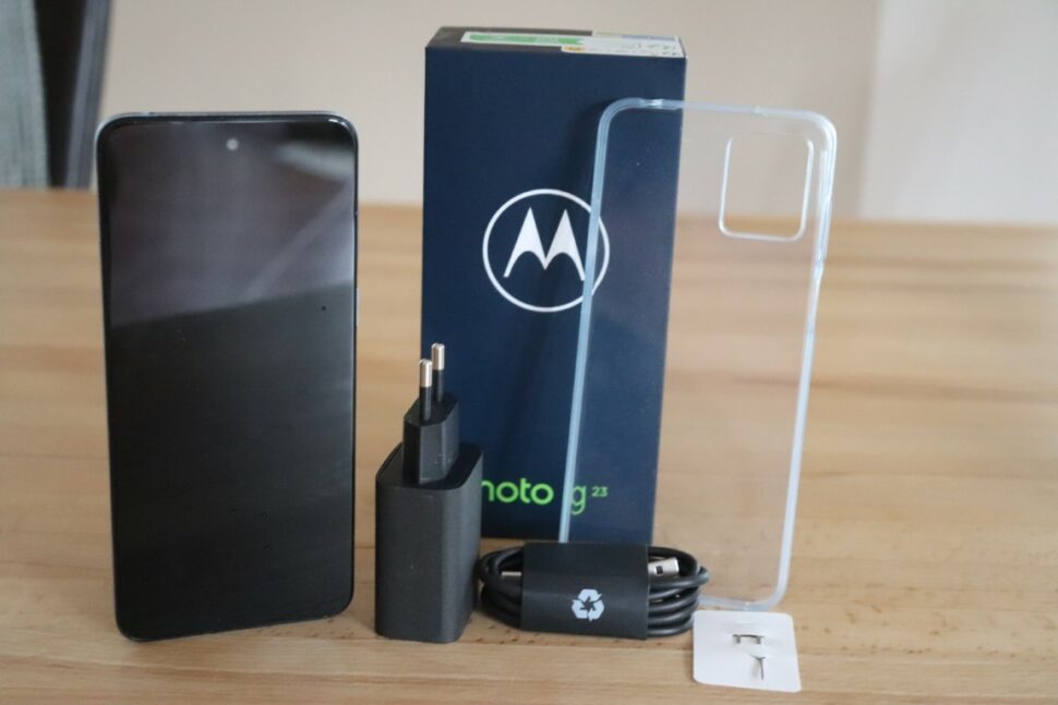 Motorola Moto G23 Lieferumfang 3