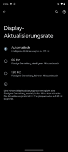 Motorola Moto G73 Test Display Einstellungen 5