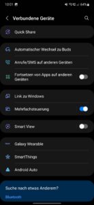 Samsung A54 Test Screenshot Konnektivitaet 3