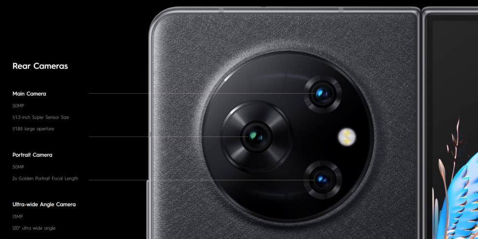Tecno Phantom V Fold vorgestellt Kamera 2