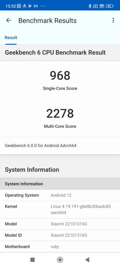 Xiaomi Redmi Note 12 Pro Leistung Test Benchmarks 2