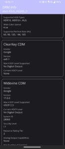 ASUS ROG Phone 7 Ultimate Test Screenshot DRM Info