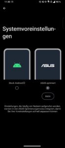 ASUS ROG Phone 7 Ultimate Test Screenshot System Anpassbar 3