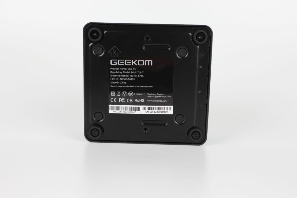 Geekom Mini IT12 Design und Verarbeitung 2
