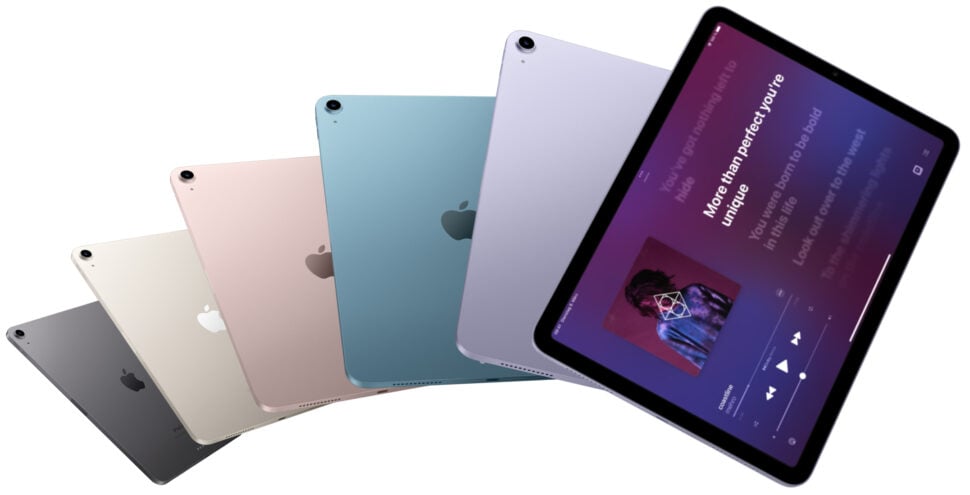 iPad Air 5 Test Farbvarianten
