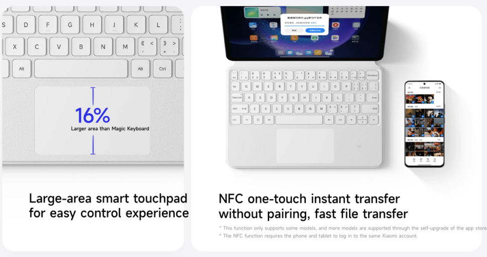 Xiaomi Pad 6 Tastatur Cover