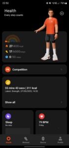 Xiaomi Mi Band 8 Test Mi Fitness App 2