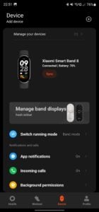 Xiaomi Mi Band 8 Test Mi Fitness App 5