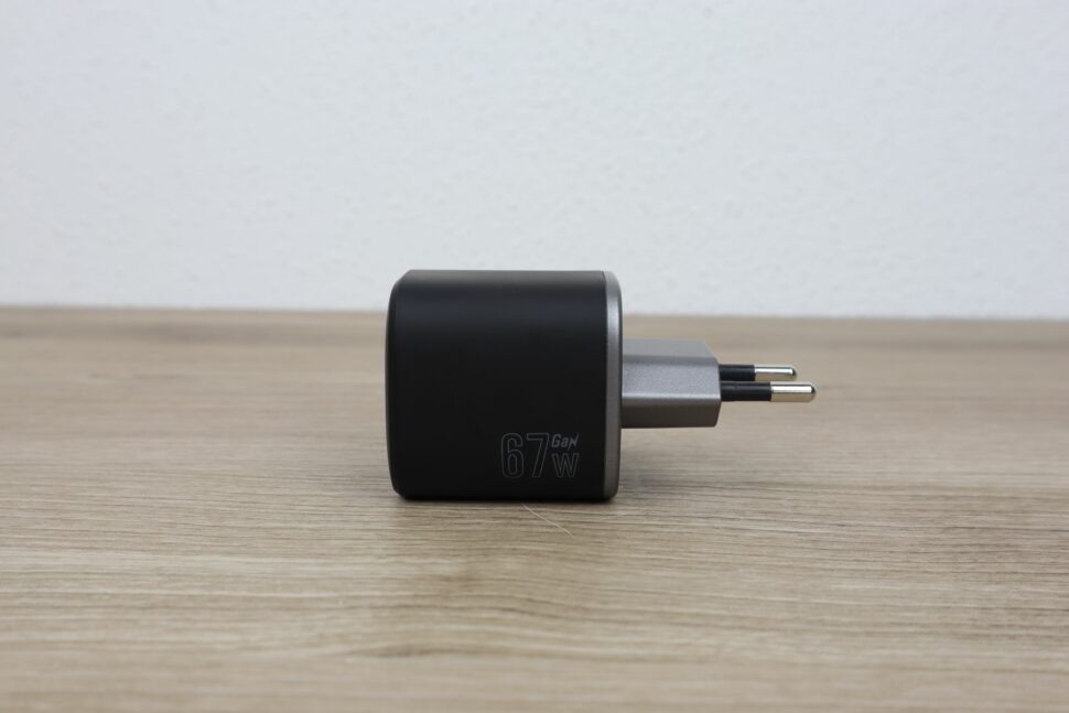 Novoo 67 Watt GaN USB C Ladegeraet Design Verarbeitung 2