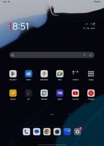 OnePlus Pad Test Screenshot System