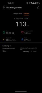 Huawei Watch 4 Pro Test Sporttracking Rudergeraet 2