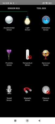Redmi Note 12s sensoren androidsensorbox