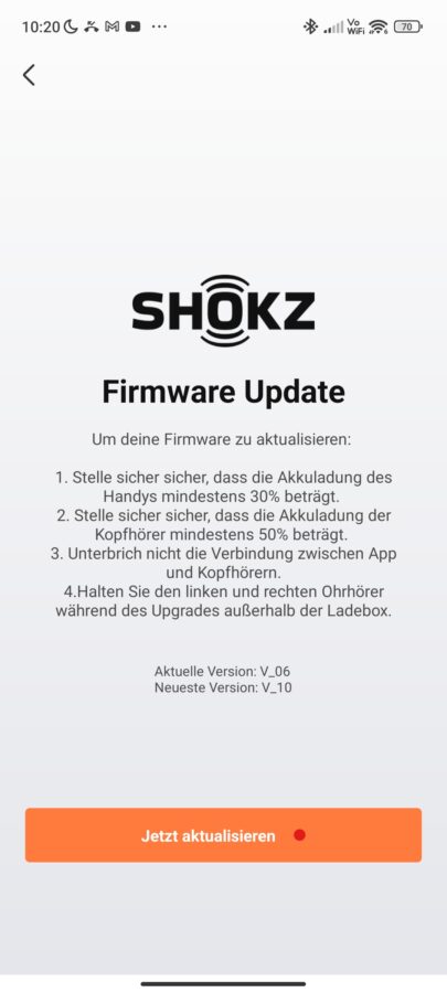 Shokz OpenFit App Test 4