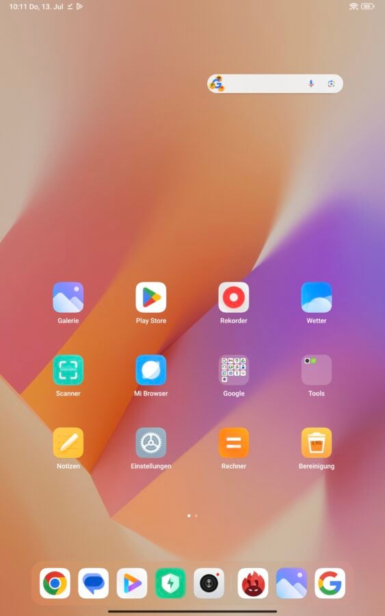 Xiaomi Pad 6 miui 14 android 14 system 8