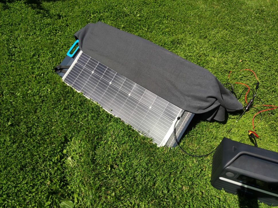 Dokio 100W Solarpanel Verschattung50