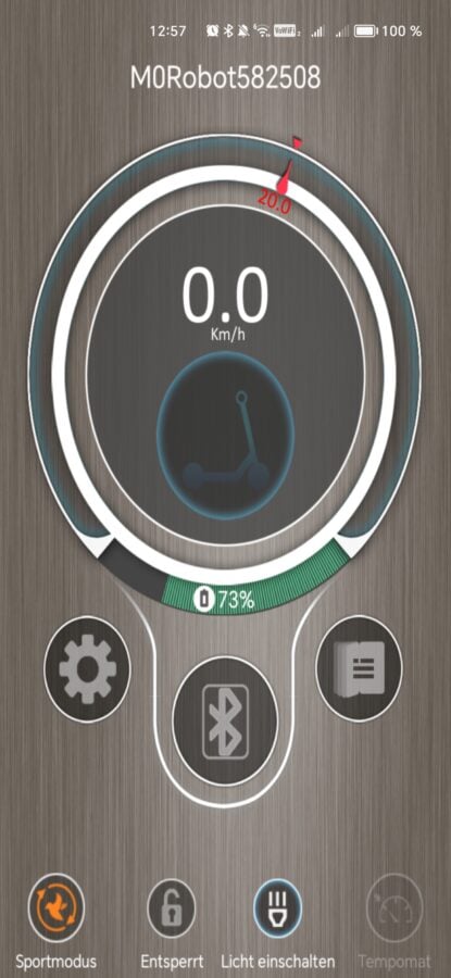 ISINWheel Escooter App Test 2