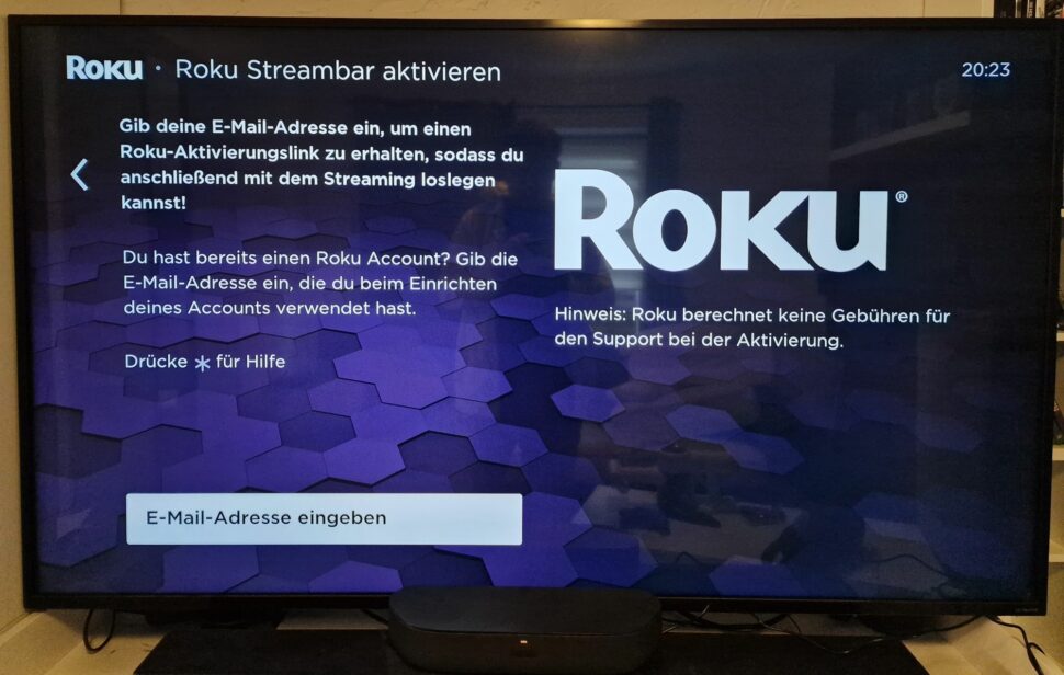 Roku Streambar  Einrichtung3