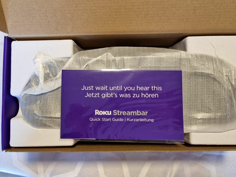 Roku Streambar  Verpackung4
