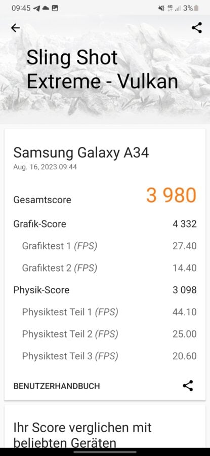 Samsung Galaxy A34 Test AppSystem 31