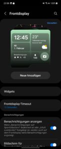 Samsung Galaxy Z Flip 5 Test Screenshot FrontDisplay 2