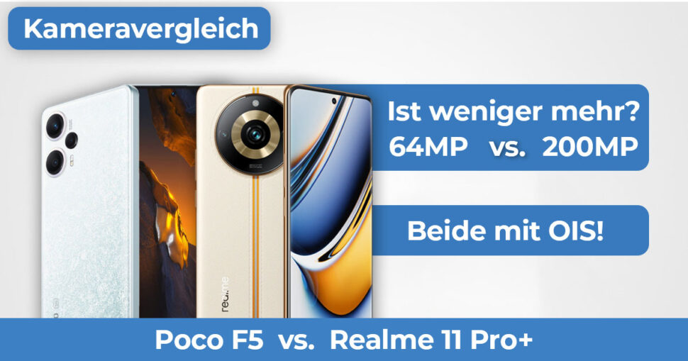 Poco F5 vs Realme 11 Pro Plus Kameravergleich Banner