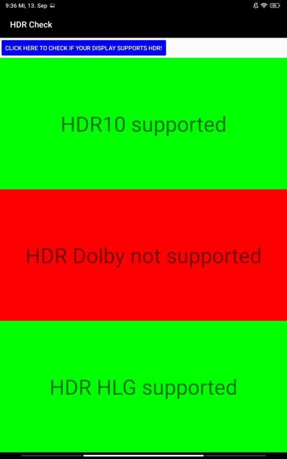 Redmi Pad SE HDR10