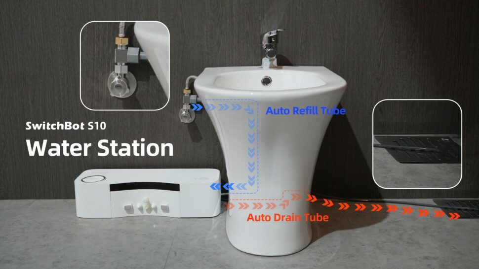 Switchbot S10 Wasserstation Installation 3