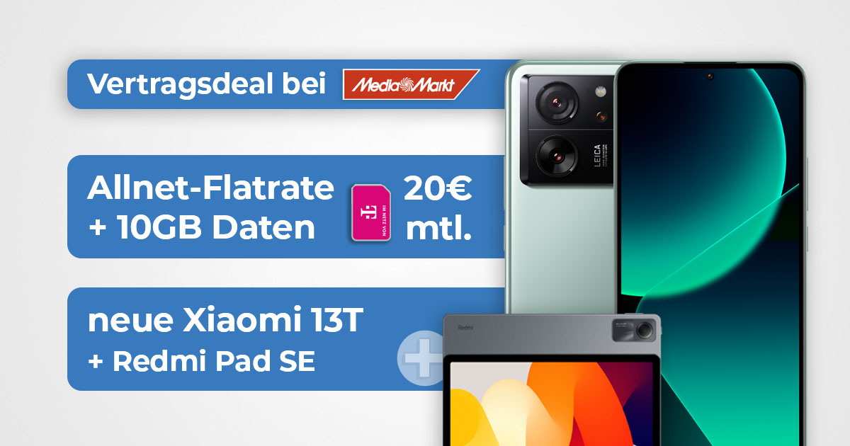 10GB Telekom Freenet Xiaomi 13T September 2023 Banner 2