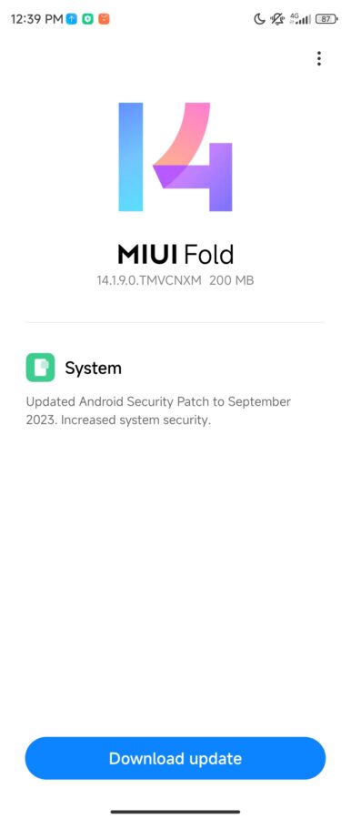 Xiaomi Mix Fold 3 Test AppsSystem 8