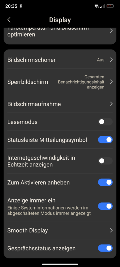 blackview a200pro display settings