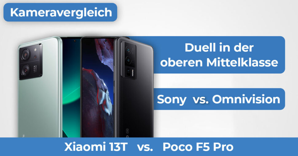 Poco F5 Pro vs Xiaomi 13T Kameravergleich Banner