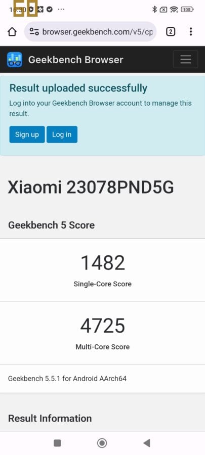 Xiaomi 13T Pro geekbench 5