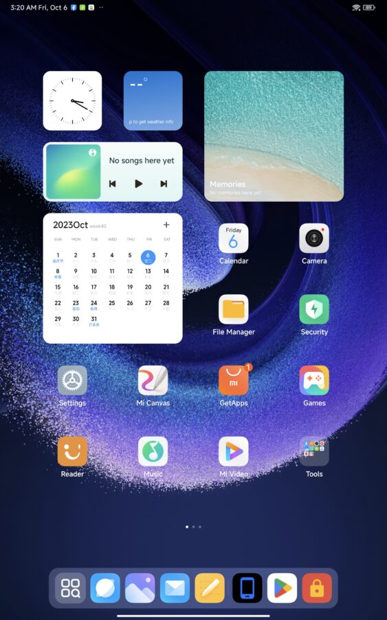 Xiaomi Pad 6 Max MIUI for Pad 3
