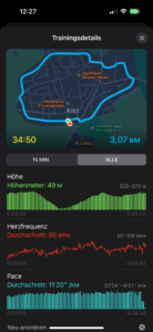 Amazfit Active Test Screenshot GPS Vergleich 2