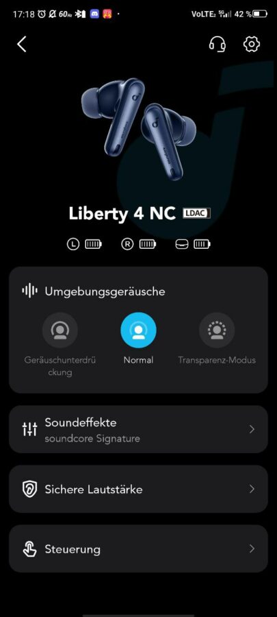 Soundcore Liberty 4 NC Test App 12
