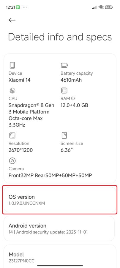Xiaomi 14 HyperOS Entwickleroptionen aktivieren 4