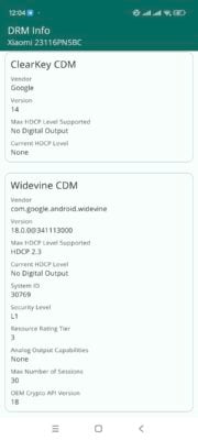 Xiaomi 14 Pro Test widevine l1